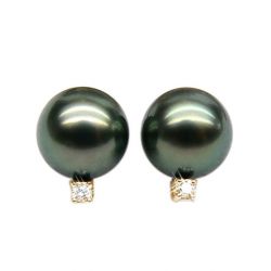 boucles d'oreilles perles de tahiti