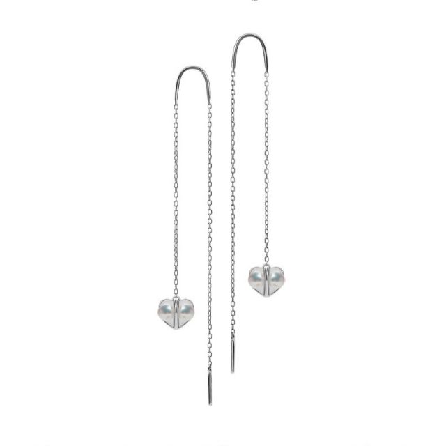 Boucles Oreilles Trèfle 4 Perles - 2