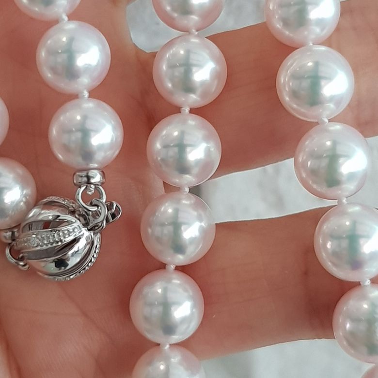 Collier de perles Akoya blanches - 8.5/9mm - GEMME / HANADAMA - 4