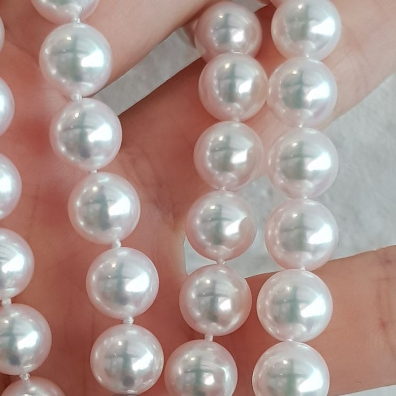 Collier de perles Akoya blanches - 8.5/9mm - GEMME / HANADAMA - 5