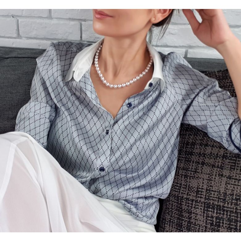 Collier de perles Akoya blanches - 9/9.5mm - AAA / HANADAMA - 9