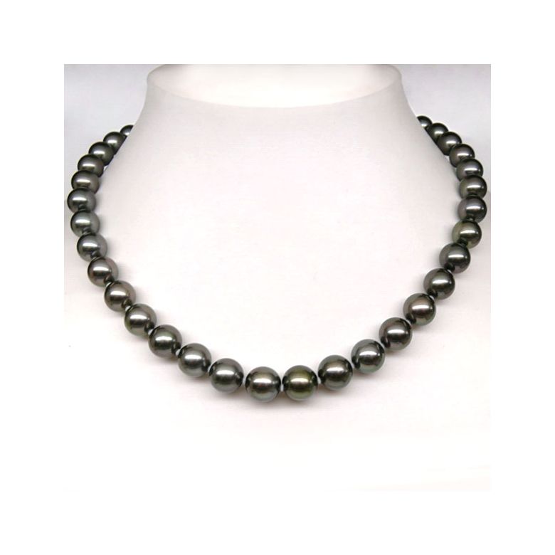 Collier perles de Tahiti. 9/10mm. AAA - 5