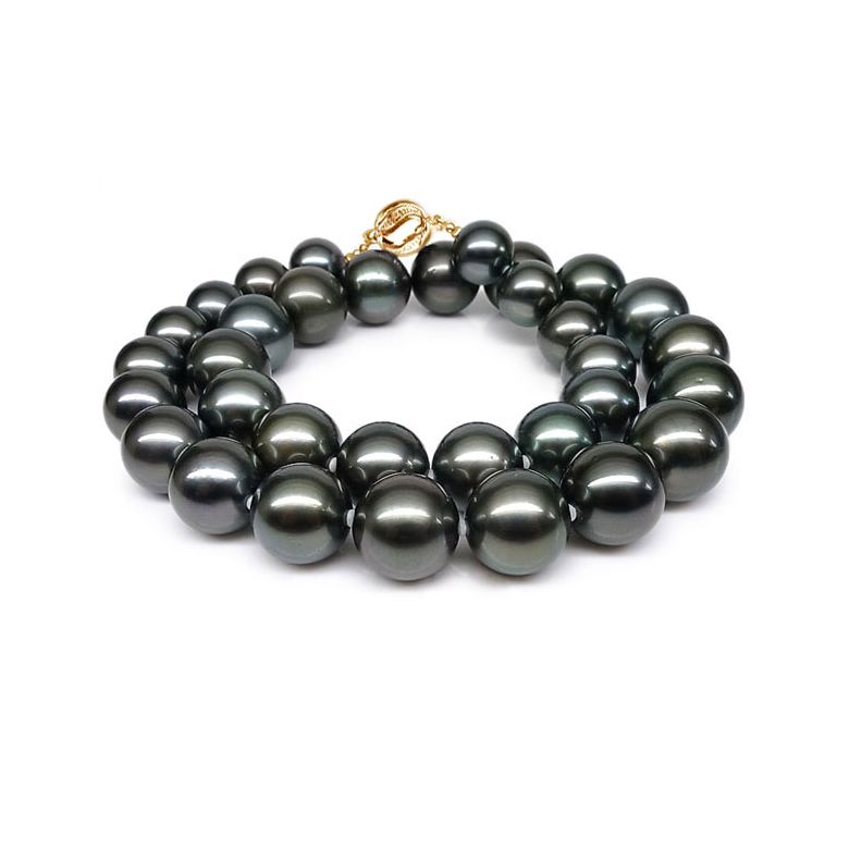 Collier perles de Tahiti - 11/13mm - AAB - 3