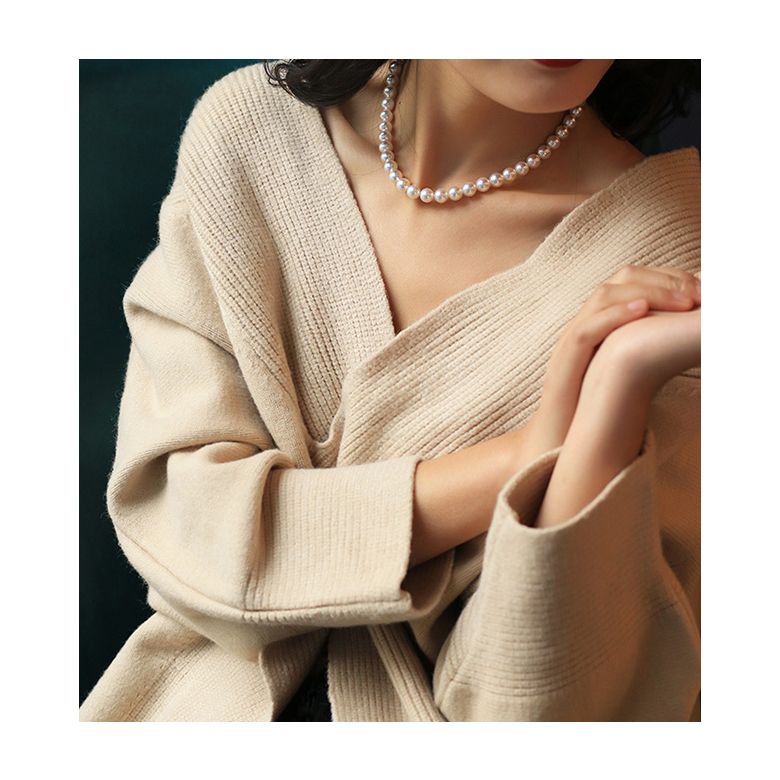 Collier de perles Akoya blanches - 8/8.5mm - AAA - 2